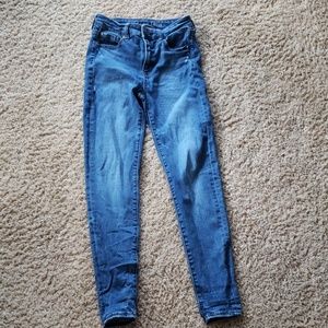 American eagle blue womens skinny jeans